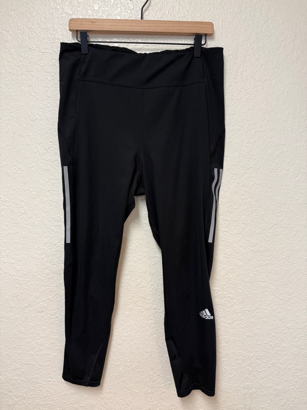ADIDAS Black Primegreen Athletic Leggings Size XL